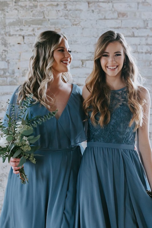 kennedy blue bridesmaid dress